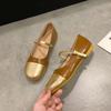 2024 Новая мода Весна Туфли Bean Туфли с мелким носком Женская обувь Женские туфли на плоской подошве