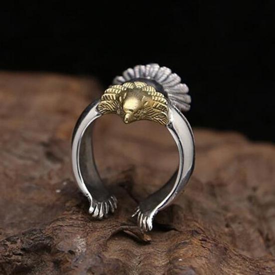 Ring Vintage Eagle Ring Shape Men