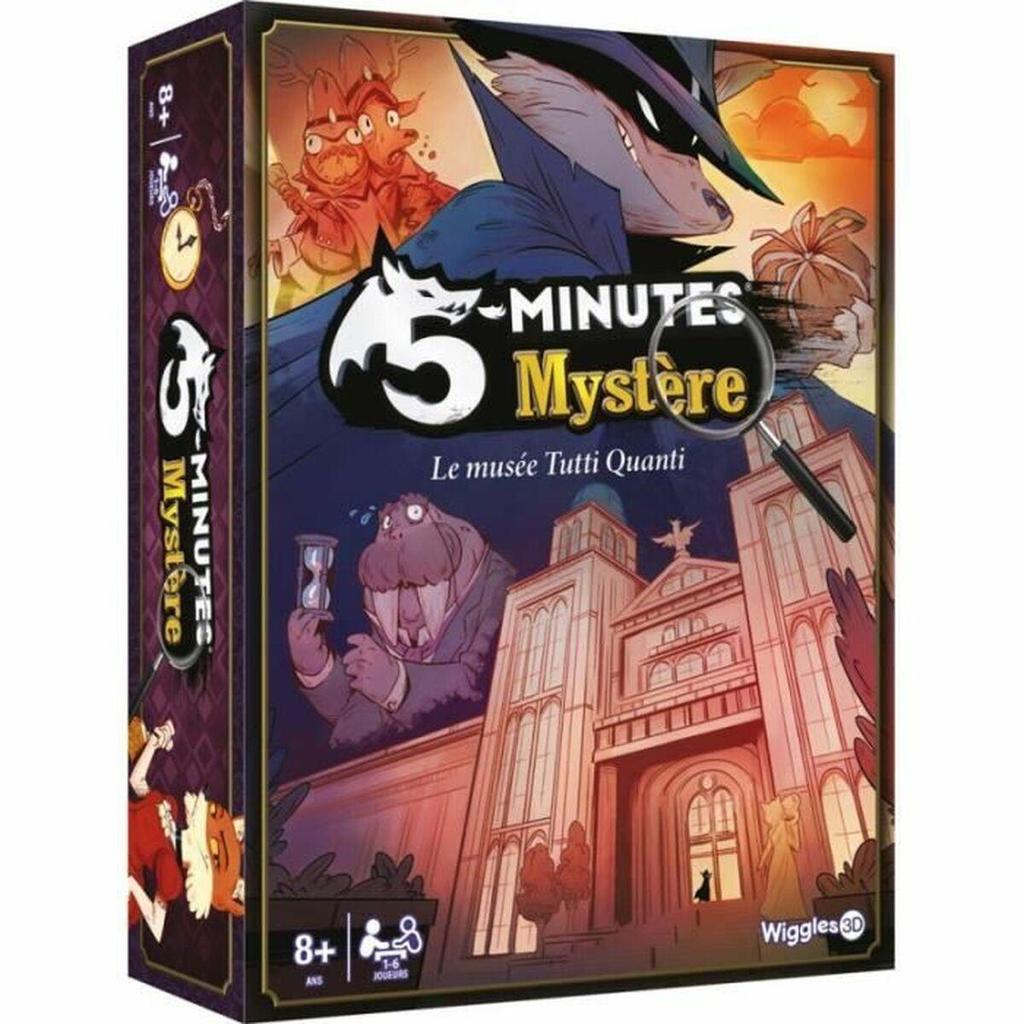 Asmodee 5 Minutes Mystère board game investigation dynamic play