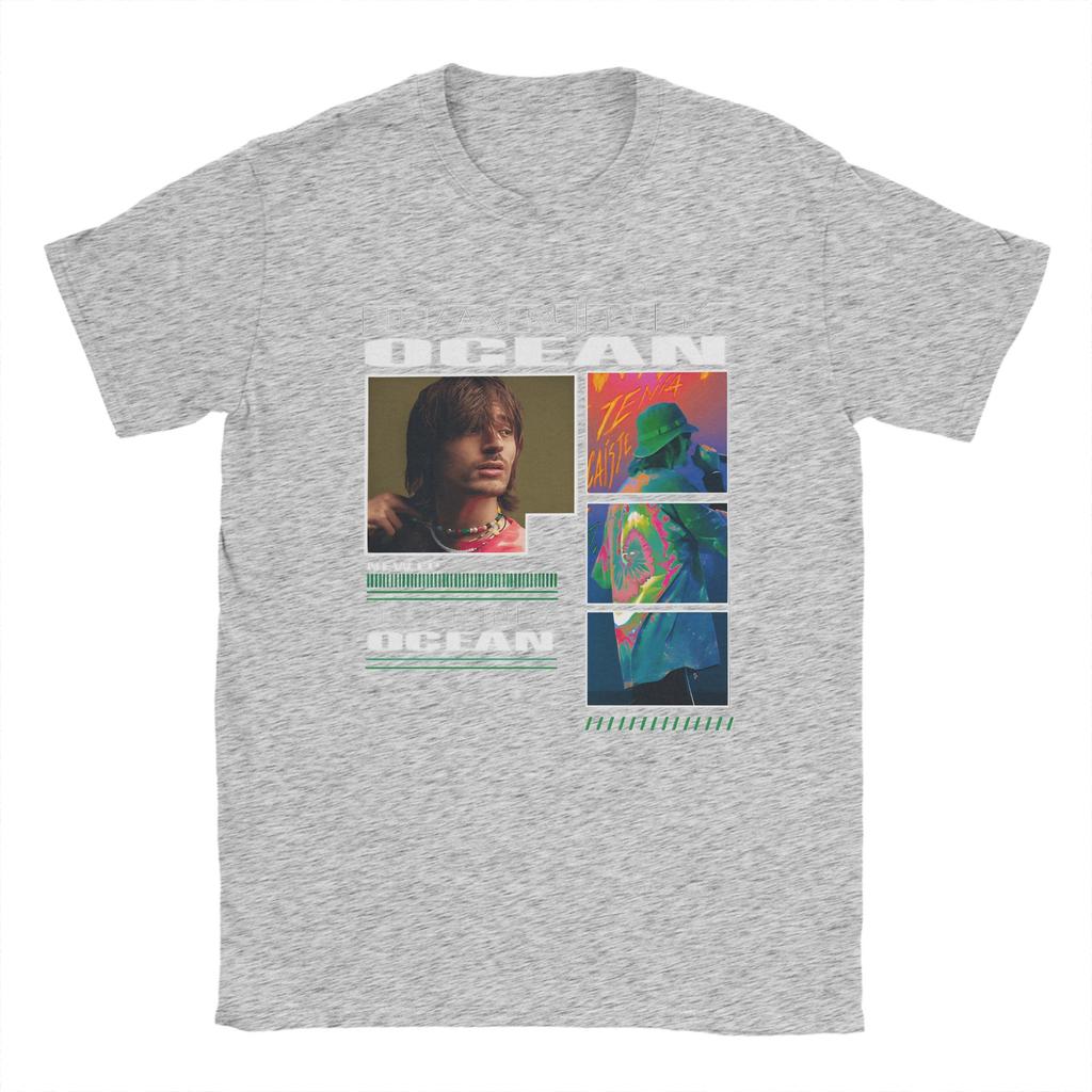 Singer Dannys Ocean Harajuku Album TShirt Unisex Vintage Pure Cotton Tee Shirt Crewneck Short Sleeve T Shirts Adult Clothing