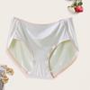 Trendy Lady Underpants Solid Color Stretchy Anti-septic