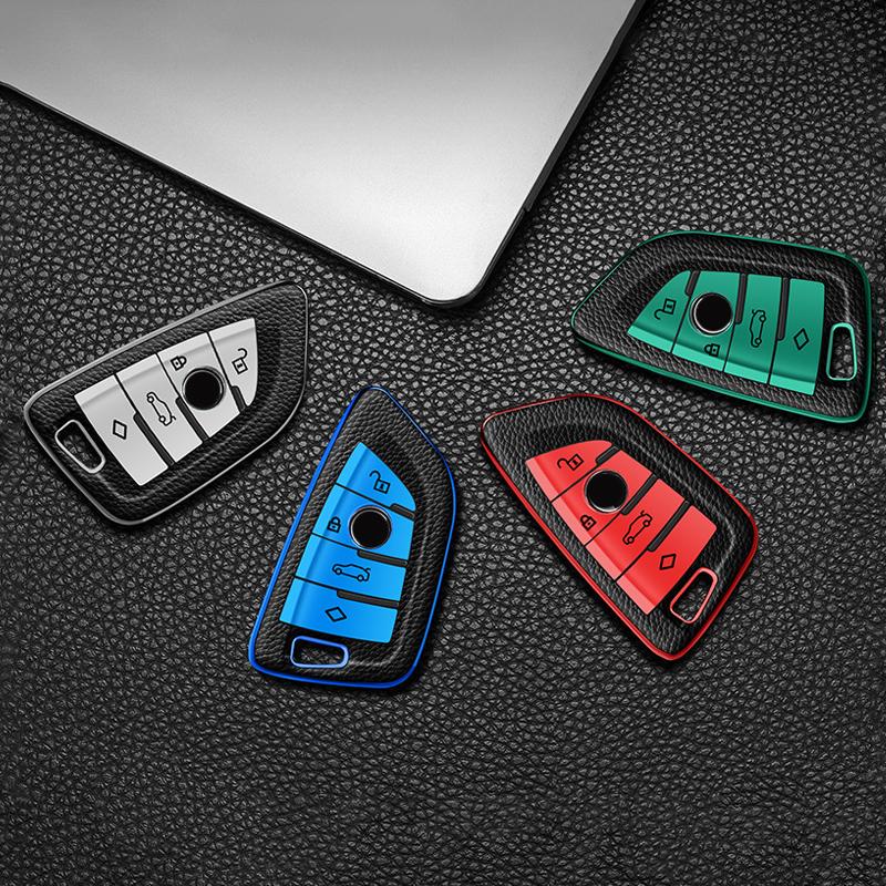 Кожаный чехол для ключей из ТПУ с дистанционным управлением для Bmw G30 F30 F20 F10 X1 2 серии 1 3 5 6 7 X3 X2 X6 X5 X6 X4 Z4 M5, чехол для ключей автомобиля без ключа