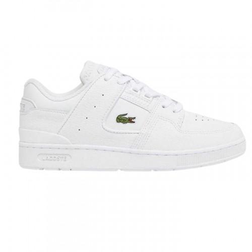 Lacoste Mens Cage Leather Court Trainers
