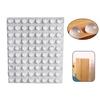 Transparent Anti-Bump Silicone Cushioning 8mmx2mm Door Handle Sticker - 100pcs Anti-Slip Mat with Transparent Silicone Granules