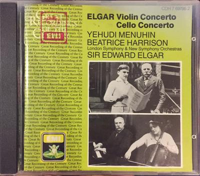 CD РАЗЛИЧНЫЕ  Скрипичный концерт  Виолончельный концерт CDH7697862 EMI 1989 Европа Классика Б/У