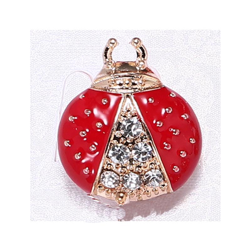 Креативная мультяшная брошь-божья коровка - Универсальная булавка-жук для модных аксессуаров для рубашки