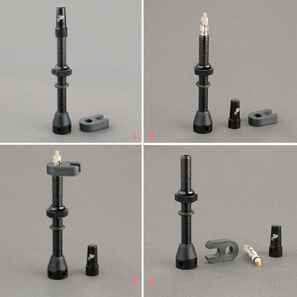 Бескамерный ниппель Presta из алюминиевого сплава 44 мм 60 мм Велосипедный ниппель Велосипедный ниппель для шины для большинства велосипедов