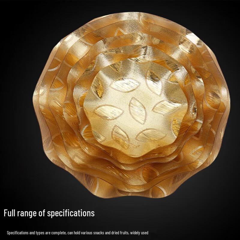 Huabeishi Золотой акриловый сервировочный поднос в европейском стиле