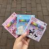 12-цветные мелки Sanrio для детей - Идеально подходят для детского сада, рисования и каракулей с персонажем Стич