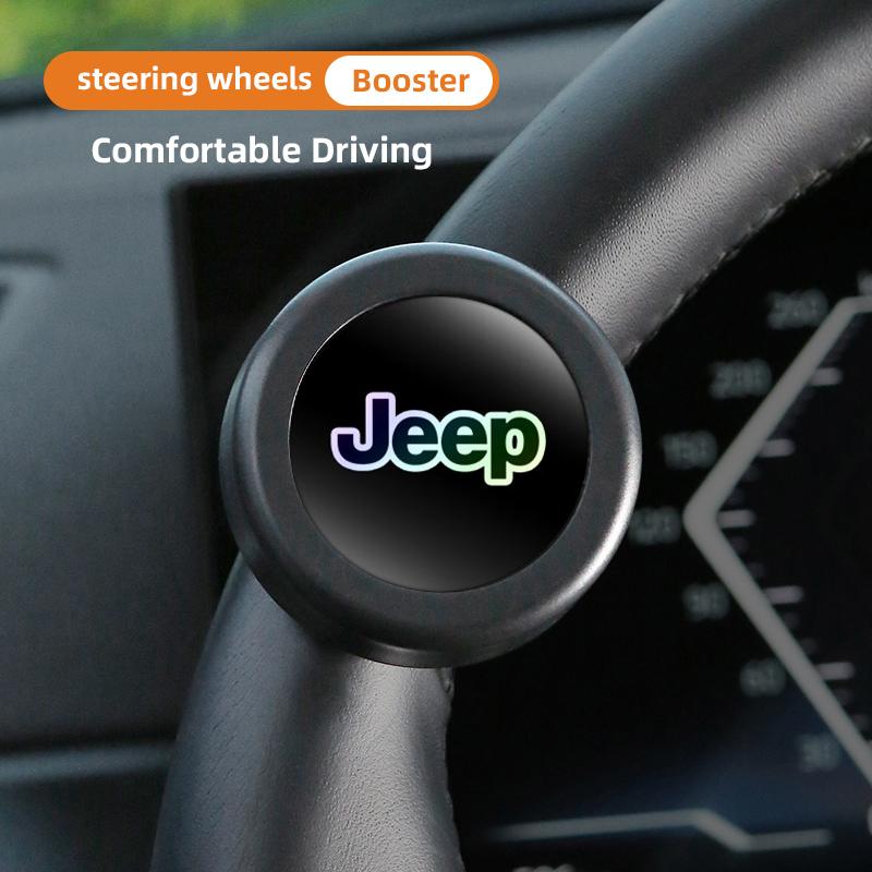 Car Steering Wheel Booster 360 Degree Rotation Steering Wheel Knob Ball Labor-saving One Hand Control For Jeep Renegade Compass AJU1