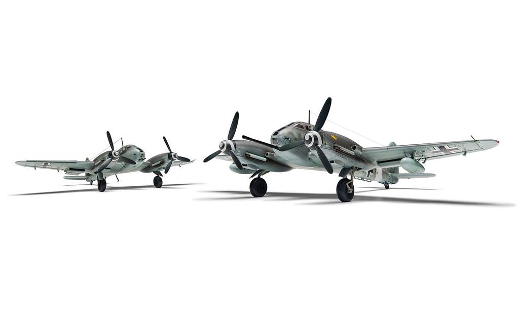 Airfix Messerschmitt Plastic Model Kit X4066 1/72 Me410A-1 U2/U4