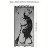 1pc Halloween Decoration Spider Witch Bat Skull Door Curtain Ghost Festival Black Lace Curtain Home Party Decoration