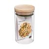 Glass and Wood Storage Jars with Airtight Lid Atmosphera - Airtight Jar 1 Liter