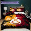Galatasaray Pattern Bedding uilt Set uilt Cover Pillowcase Home Decoration Birthday Gift (1 * duvet cover + 2 * pillowcase  without core)56