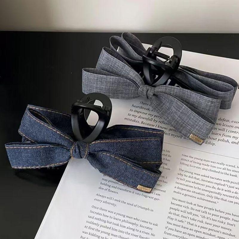 1 шт. заколка-бант в ковбойском стиле, новая популярная заколка для волос высокого класса, на затылок, для волос большой пластиной, заколка-акула, аксессуар-ободок