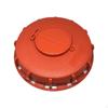6.4" IBC Water Liquid Tank Cap Good Sealing Red for Industries Storage Sturdy with Threaded