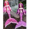 Красивая кукла-русалочка 42 см с морским коньком, подарочный набор с волшебной палочкой, детские подарки на день рождения