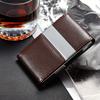 Double open Stainless Steel Business Card Holder Name Card Holder Case Credit Card Case