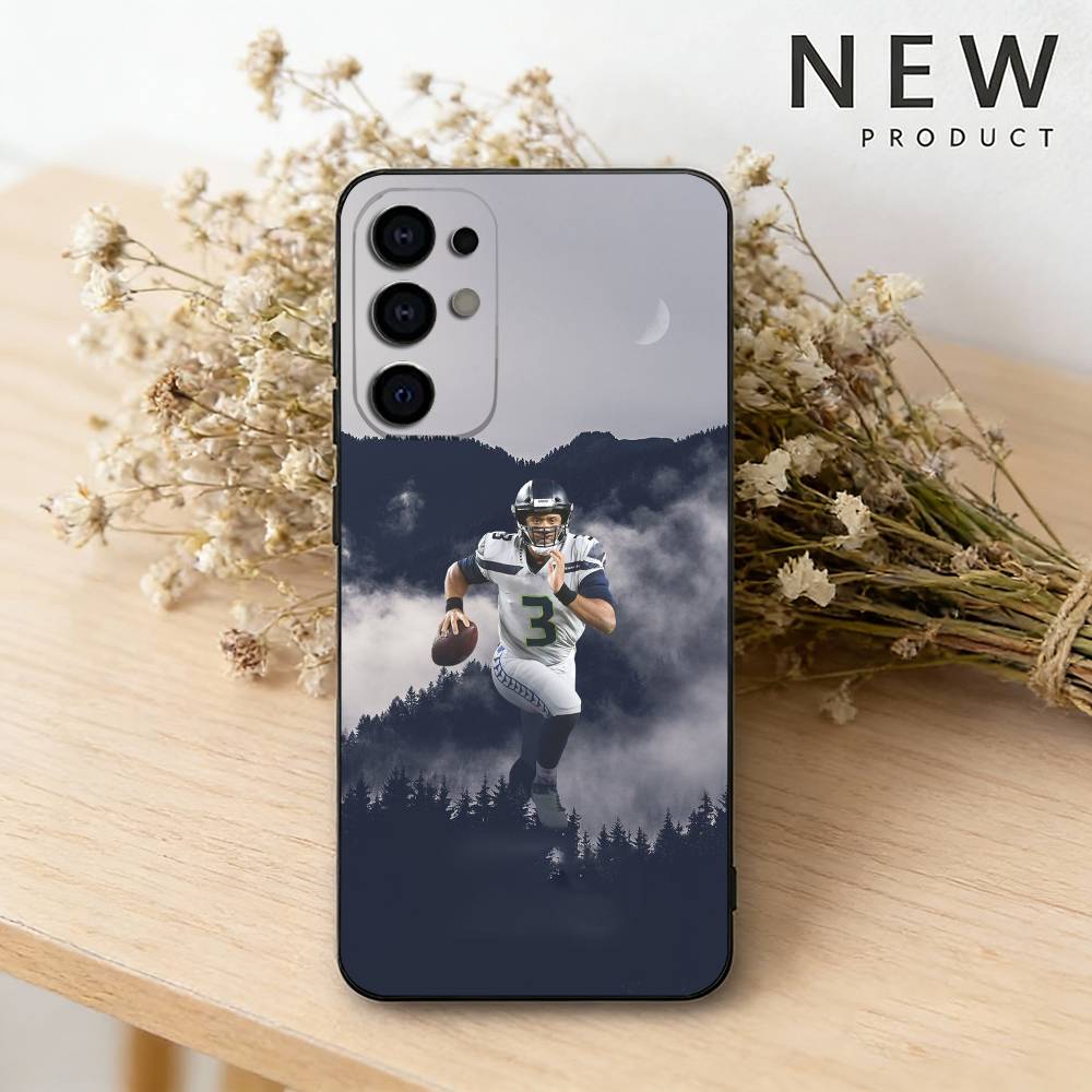 R-Russell Rugby Wilson 3 phone Case For Samsung S26,25,24,21,22,23,30,20,Ultra,Plus,Fe,Lite Black Soft Cover