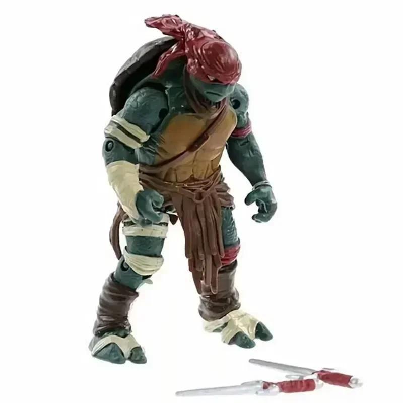 4 шт. Фигурки Черепашек-ниндзя NECA TMNT Аниме Фильм Фигурка Подвижная Модель Игрушки Каваи Харадзюку Детский Подарок