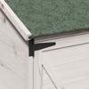 Garden Shed White 59.5 x 56 x 176.5 cm Solid Spruce Wood