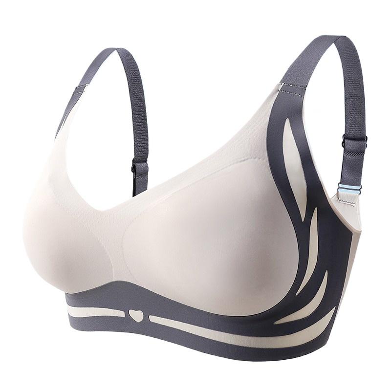 L-4XL PLUS Women's Push Up Bra Seamless Wireless Bra Large Size Underwear