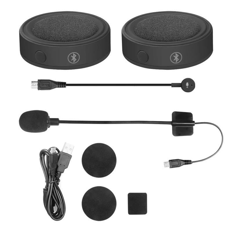 НОВЫЙ-Беспроводная гарнитура Bluetooth 5.0 для мотоцикла, стерео музыкальный плеер с шумоподавлением