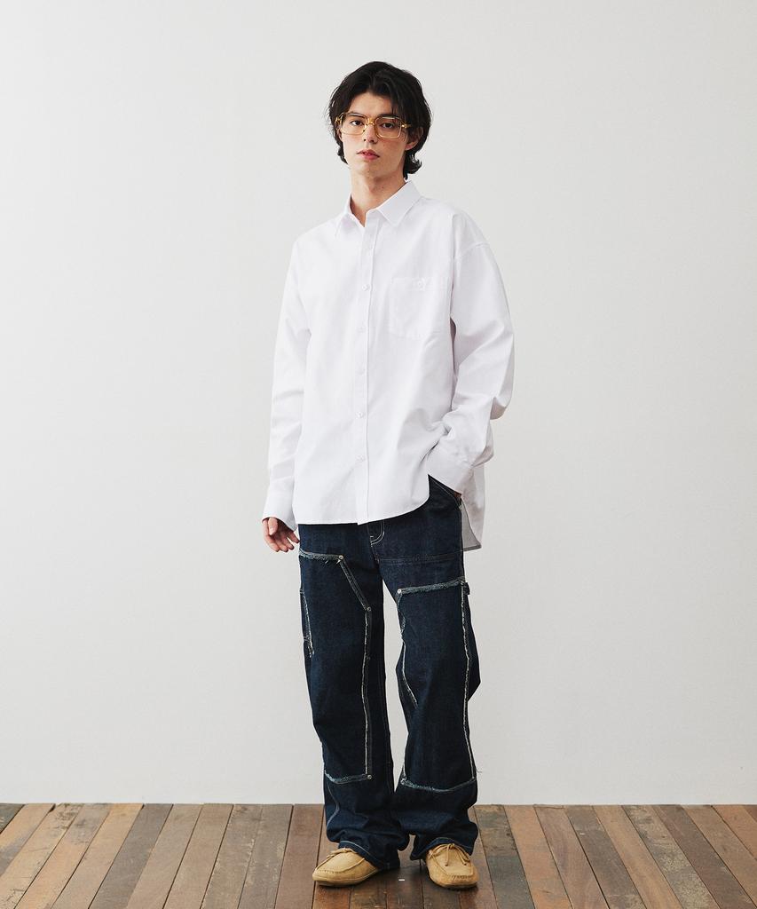 FILLUMINATE Optimal Basic Shirt - White [Select Linen & Oxford]