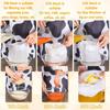 6Pcs Nut Milk Bag Reusable Food Filter Bag Nylon Mesh Strainer Bags for Greek Yogurt Almond Juice Cold Brew Coffee Home Brewing