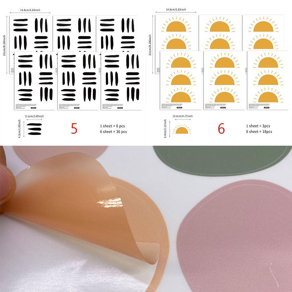 Creative Warm Kids Room Home Decor Boho Polka Dot Wall Stickers Baby Room