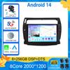 Android 14 For Citroen C4 C-Triomphe C-Quatre 2004 - 2014 Car Radio Player Stereo Multimedia GPS Navigation Player QLED Screen