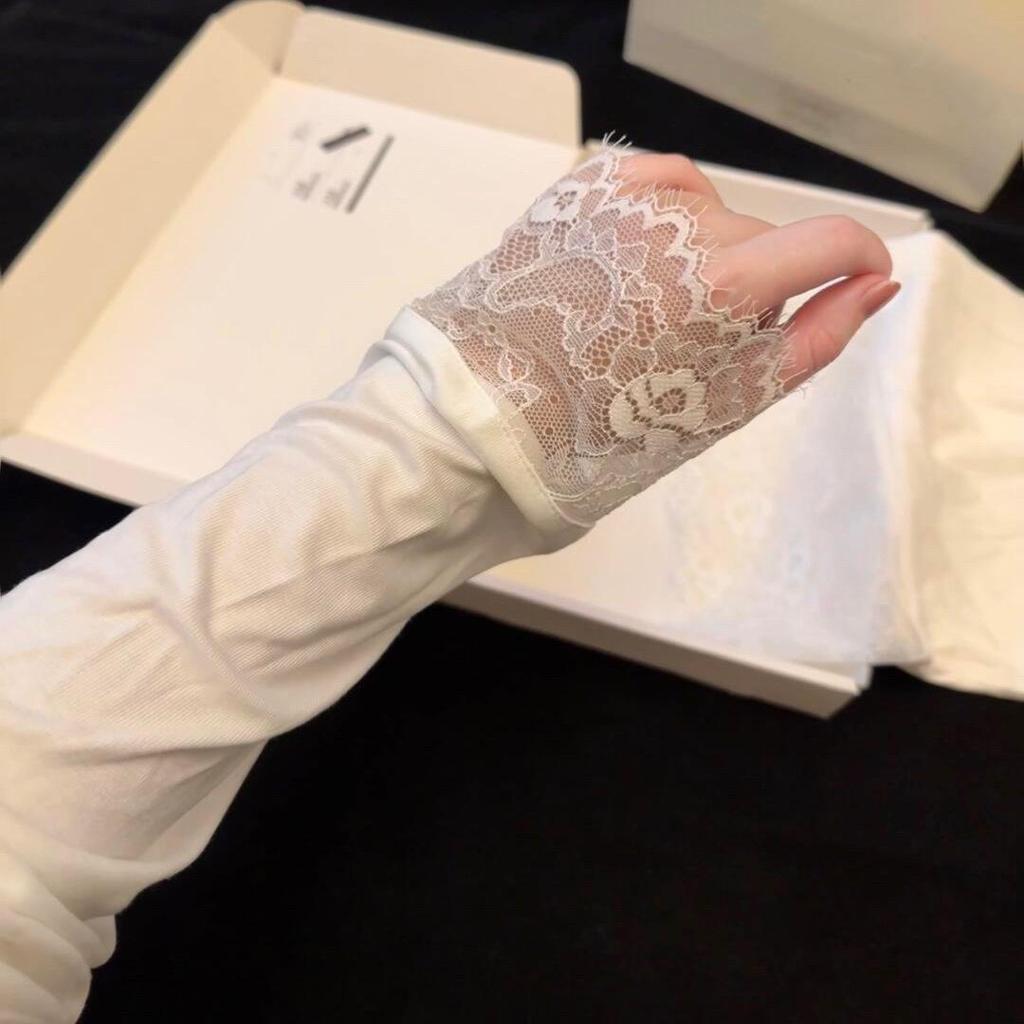 White Moon Beauty Women's Long Sleeve Modal Cotton Homewear with Pads - Loose Fit, Soft Spring/Fall Loungewear