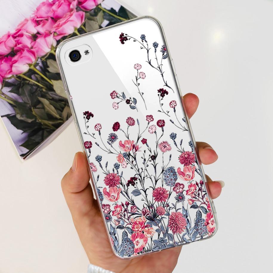 For iPhone 4 Case iPhone 4s Cover New Fashion Marble Transparent TPU Soft Silicone Funda For iPhone4 iPhone4s A1431 A1387 Bumper