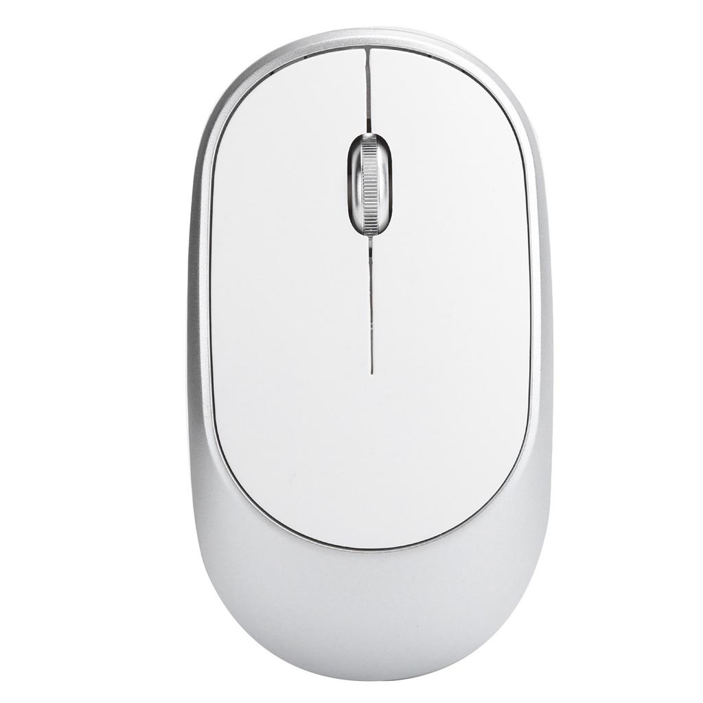 Wireless Mouse DPI Adjustable Chargable Optical Computer External Device with USB ReceiverSilver