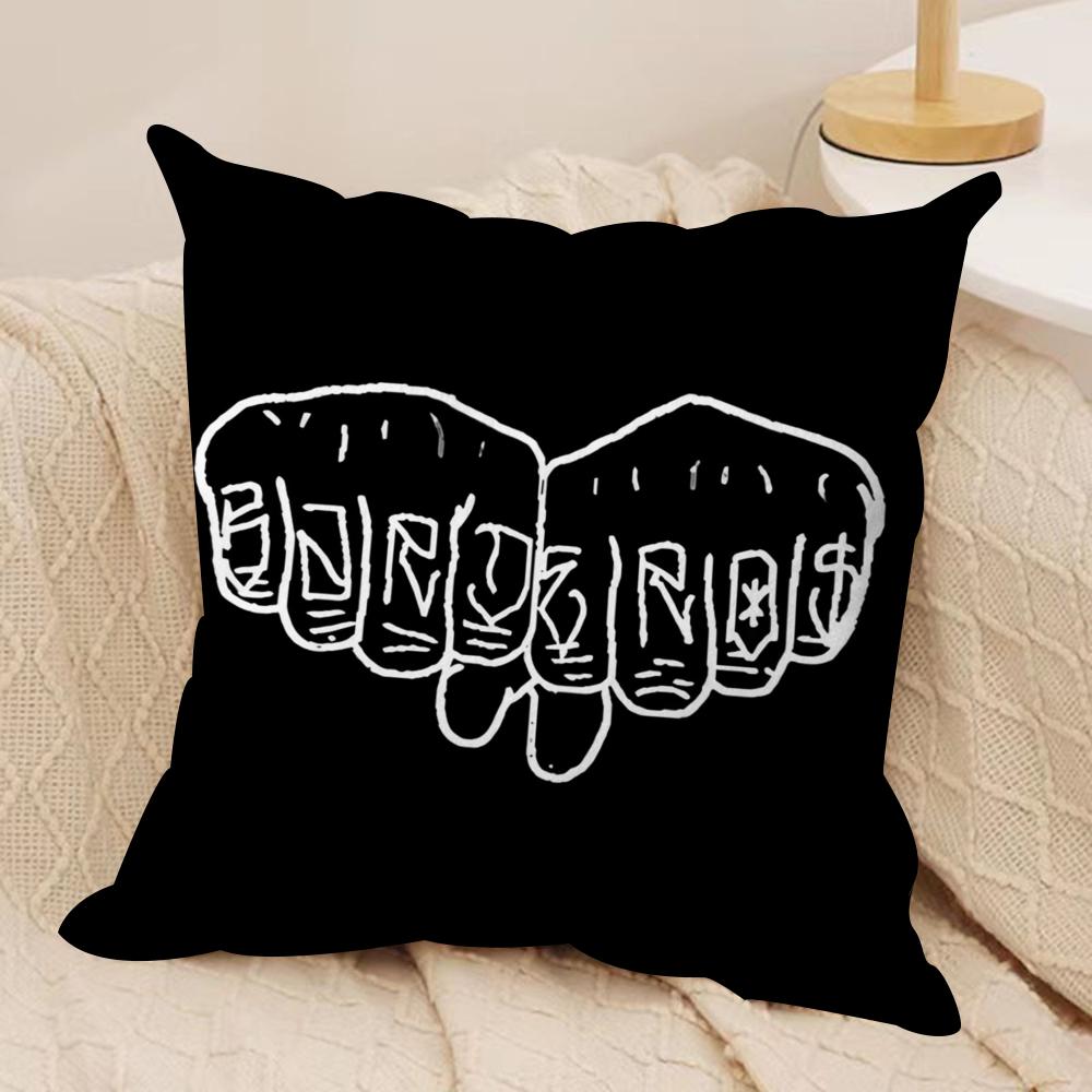 EEladio Carrion SSauce BBoyz Cushion Cover Short plush Doublesided Print Square Throw Pillow Covers Sofa Home Cushion Decor