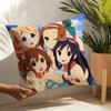 K-On Anime Pillow Case Linen Cushion Covers For Decorative Sofa Home Pillows Case Car Chair Pillows Cases