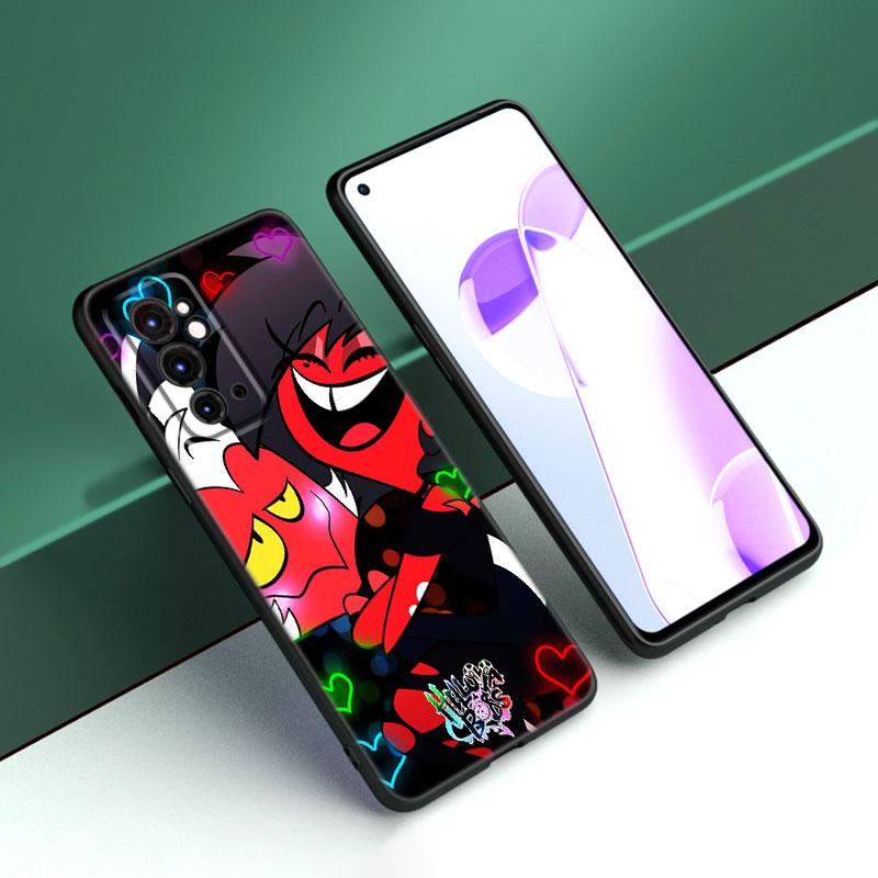 Аниме Чехол для телефона Helluva Boss из черного силикона для OnePlus 9 10 11 12 ACE 2V Pro 9RT 10T 10R Nord CE 2 3 Lite N10 N20 N30 5G
