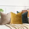 Chenille Throw Pillow Cover Boho Cushion Cover with Hidden Zipper Textured