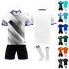 Комплект персонализированных рубашек для мужчин и девочек с именем и номером, футбольные майки на заказ для мальчиков, тренировочный костюм