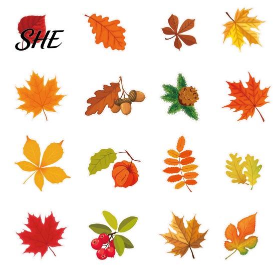 No Glue Removable Window Film 6Pcs Fall Clings, Pumpkin Maple Leaf Autumn Thanksgiving Indoor Atmosphere Stickers Decorative Stickers, Adhesive-Free