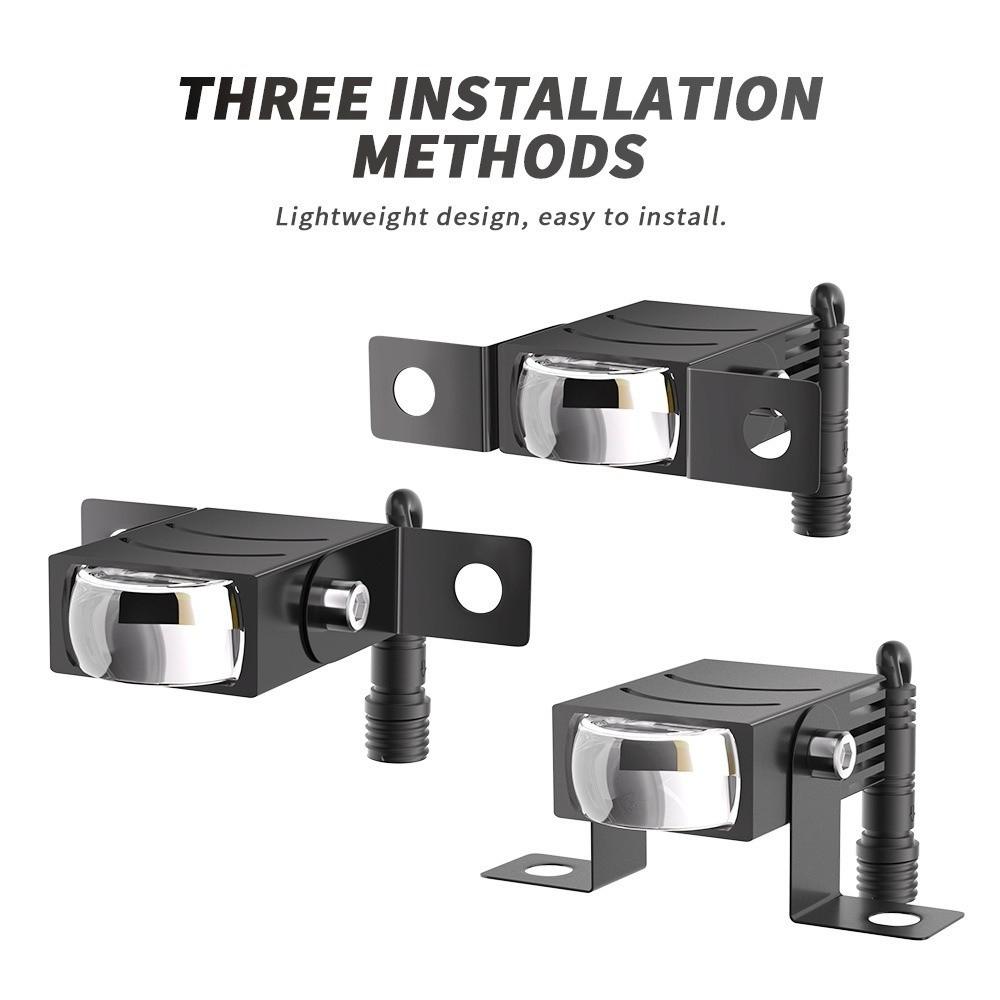 Waterproof Motorcycle Spotlight Two-Color Automotive Headlamps Fog Spotlights  Motorcycle Work