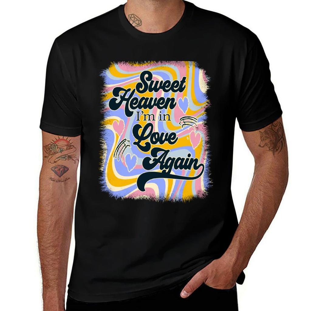 Sweet Heaven TShirt Simple Solid Color Crew Neck Tee