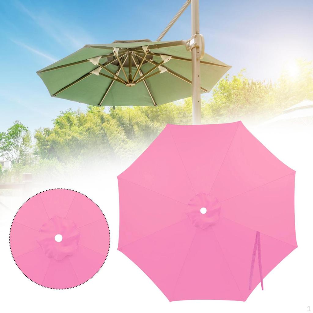 Уличный зонт-стол 6 ребер Ветрозащитный Водоотталкивающий Чехол Замена для Бассейна Двор