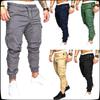 Мужские повседневные брюки в стиле хип-хоп, шаровары для бега, мужские брюки, мужские брюки для бега, однотонные брюки с несколькими карманами, десять цветов, спортивные штаны