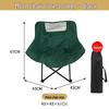 Portable Outdoor Reclining Moon Chair - High Back, Folding, for Beach and Leisure