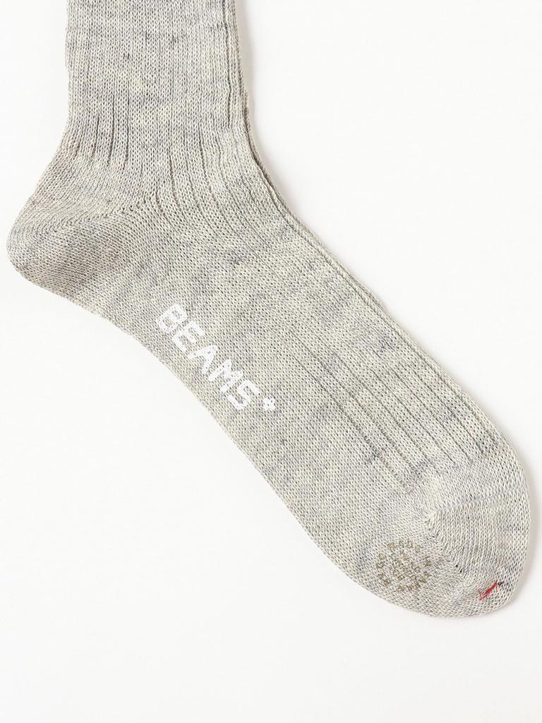 Beams Plus New Linen Socks for Free 38430056479 Men, Beige, Size,