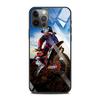 Moto Cross мотоциклетный спортивный чехол из закаленного стекла для Iphone 12 11 Pro Max 13 12 Mini Fundas X Xr Xs Max 8 7 6s Plus Shell Fundas