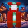 Christmas Decoration Up and Down Chimney Santa Claus Inflatable Toys with LED Light 1.5M Inflatable Model Indoor Outdoor Decor