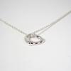 [Б/у] TIFFANY/Tiffany 925 Open Heart Pendant/Necklace/g411-55