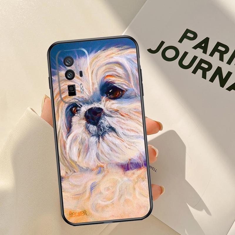 Чехол для телефона Xiaomi с собакой Ши-тцу 15 14 Ultra 13T 14T 15T Pro 17 Pro Max POCO X7 Pro X3 X5 X6 F5 F6 F7 F8 Чехол